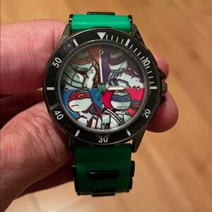 Teenage Mutant Ninja Turtles Vibrant Green Character Watch